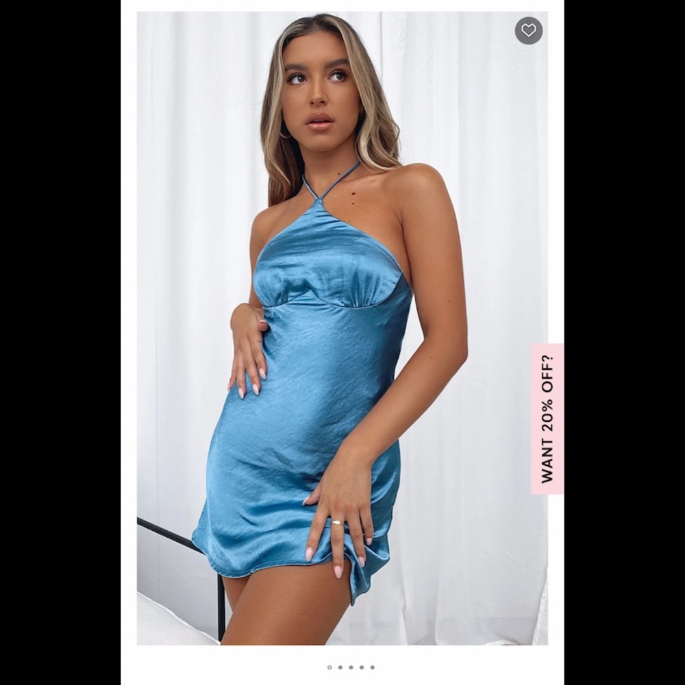 White Fox “Lights on” mini dress
